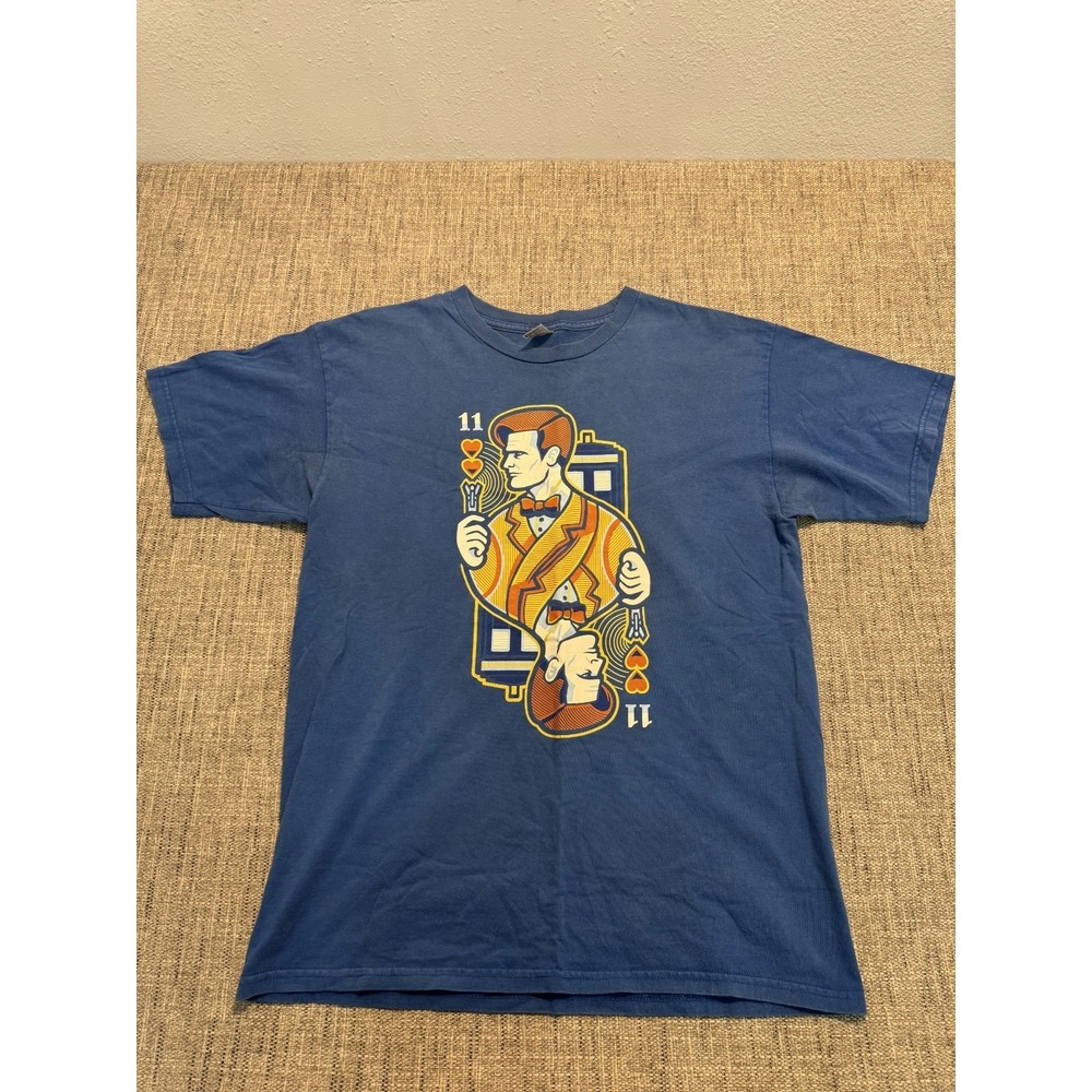 TeeFury T-Shirt Men's Mediumā Blue Graphic Print 100% Cotton Crew Neck Pullover